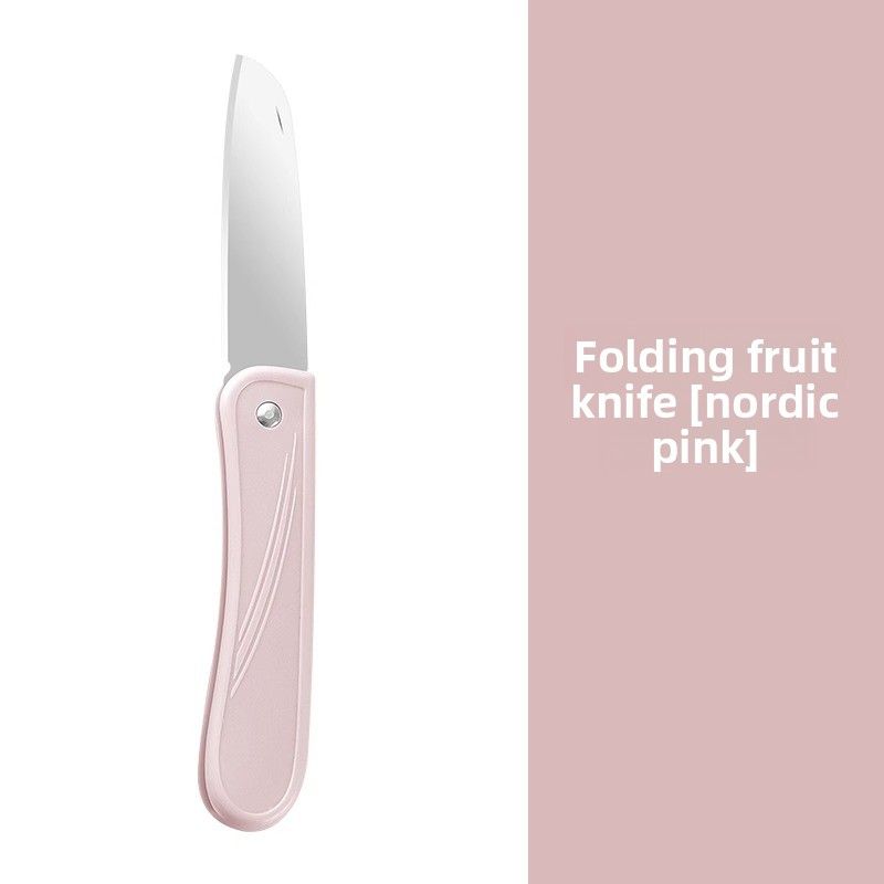 Home Multifunctional Kitchen Stainless Steel Portable Fruit Foldable Vegetable Melon Cutting Folding Small Knife_desvips.com