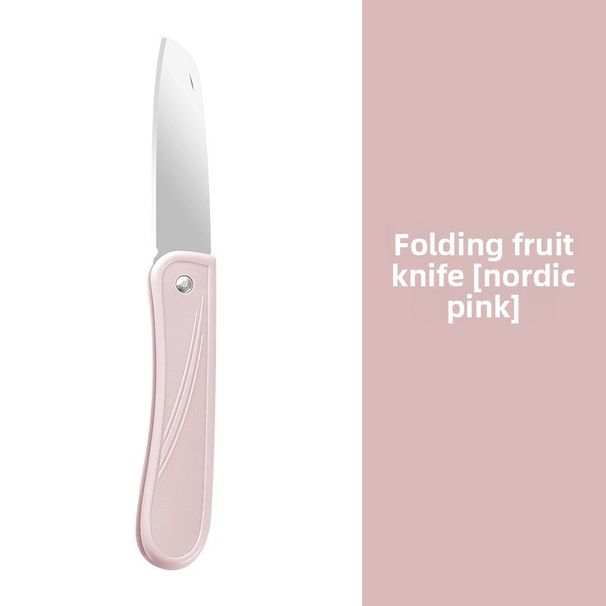 Home Multifunctional Kitchen Stainless Steel Portable Fruit Foldable Vegetable Melon Cutting Folding Small Knife_desvips.com
