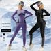 Outdoor Autumn Winter Seamless Skiing Moisture Wicking Thermal Underwear Quick Dry Sports Set Fitness Yoga Clothes_desvips.com