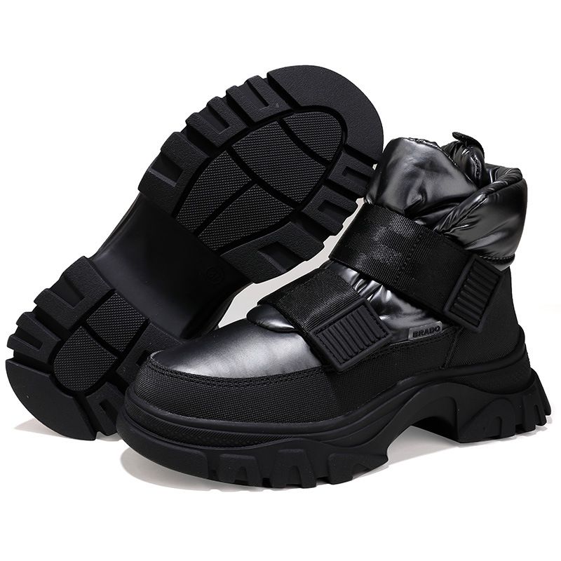 Ski Boots Wool Lining Non Slip Soles Cross Border Large Size Winter Snow Boots_desvips.com