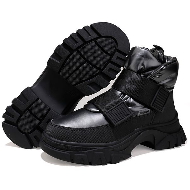 Ski Boots Wool Lining Non Slip Soles Cross Border Large Size Winter Snow Boots_desvips.com