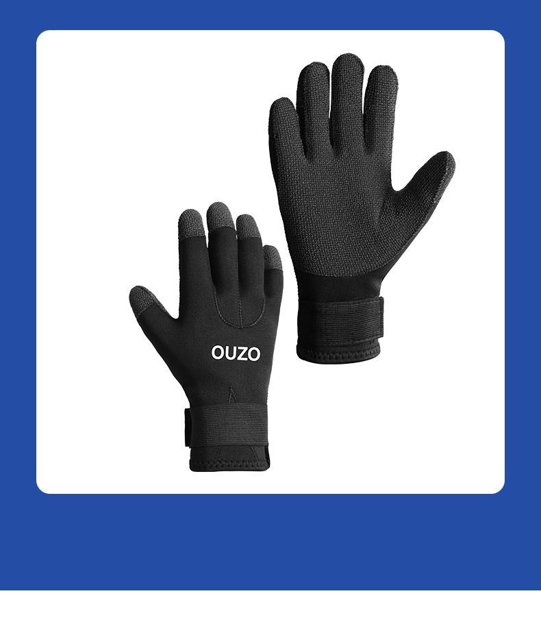 3/5mm Diving Gloves Wear-Resistant Cut-Resistant Stab-Resistant Cold-Resistant Thermal Snorkeling Surfing Swimming_desvips.com