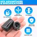6 Pcs Hiking Pole Tips Hiking Accessories Cane Rubber Tips Replacement Hiking Stick Grip Replacement Walking Cane Tips Hiking Poles For Hiking Gear Ca_desvips.com