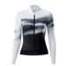 ROCKBROS Damen Fahrradtrikot Langarm Gradientenfarbe MTB Radtrikot Atmungsaktiv_desvips.com