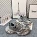 European Lace-Up Color-Block Runway Dad Shoes For Women 2025 Autumn Retro Distressed Thick-Soled Height-Increasing_desvips.com