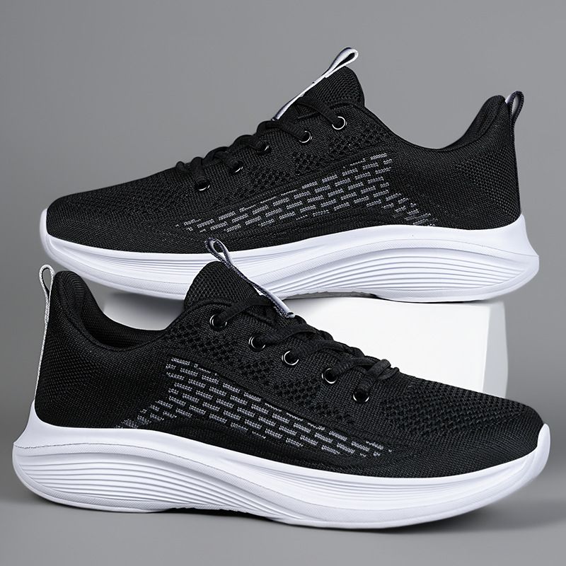 Spring New Mesh Breathable Odor-resistant Sports Men's Versatile Casual Ultra-light Soft Sole Shock-absorbing Running_desvips.com