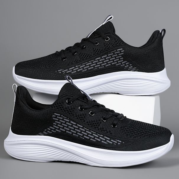 Spring New Mesh Breathable Odor-resistant Sports Men's Versatile Casual Ultra-light Soft Sole Shock-absorbing Running_desvips.com