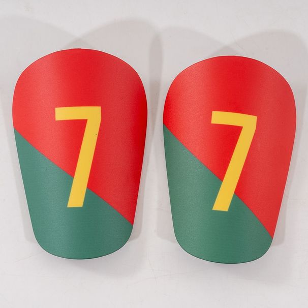 Player Numbered MINI Football Shin Guards For Adults, Insertable Calf Protectors, Insert-Style Sports Protective Gear_desvips.com