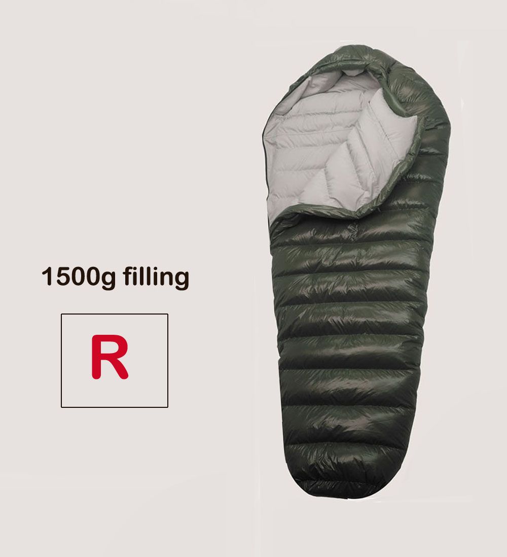 Kamperbox Cold Temperature Winter Sleeping Bag Down Sleeping Bag Winter Camping Equipment_desvips.com