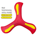Children's Soft Boomerang Flying Disc Parent-Child Interactive Game Outdoor Toy Kindergarten Safe Sports_desvips.com