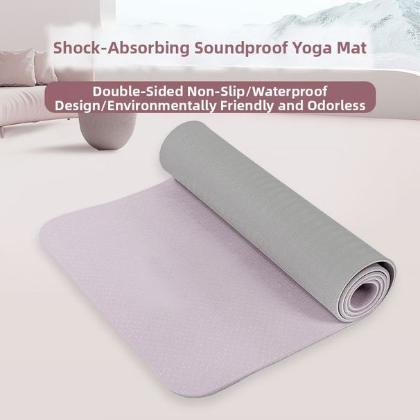 Eco Friendly Silent Extended Dance Mat Non Slip Wear Resistant Shock Absorbing TPE Yoga Fitness Mat For Extended Use_desvips.com