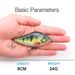 TREHOOK 3pcs 8cm 24g Sinking Jerkbait Fishing Lure Set Wobblers For Pike Bass Hard Artificial Baits_desvips.com
