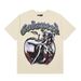 Skull Washed Summer Ins High Street Dark Style Unisex T-Shirts_desvips.com