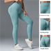 Autumn New Peach Hip Tight Mid-Waist Yoga Butt-Lifting Running Fitness Long Sports Cycling Pants Quick-Dry_desvips.com