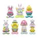 Easter Party Decoration Photo Props Toy Extra Large 4D Standing Eggshell Chick Bunny Balloon_desvips.com