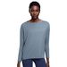 Women's Double Sided Nude Long Sleeve Fitness Yoga Clothes Loose Breathable Simple Training Slim Design Sports Wear_desvips.com