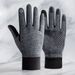 Cross-Border Autumn Winter Fleece-Lined Outdoor Warm Electric Bike Riding Touchscreen Hiking Climbing Non-Slip_desvips.com