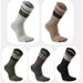 Pairs Terry Toe Man Cotton Striped Thick Soft Elastic Sweat-Absorbing Keep Warm Party Dress Long 5 Finger Happy Socks_desvips.com