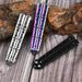 Foldable Butterfly Knife Trainer Stainless Steel Portable Training Tool Cosplay Accessories Practice Knifes For Outdoor_desvips.com