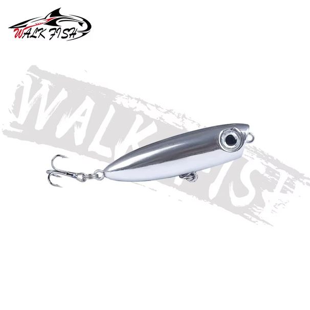 WALK FISH 1Pcs 4.5cm 3.5g Popper Pencil Lure Topwater Floating Lure Pesca Bait Wobbler Bait Sea Fishing Hard Artificial Lure_desvips.com