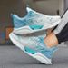 Male And Female Couple's Night Light Popcorn Air Cushion Sports 2024 Spring New Fashion Casual Breathable Running Shoes_desvips.com