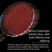 Hot Model Tianax 100ZZ Badminton Professional Durable Training Ultra-light Carbon Fiber Men And Women Single Racket_desvips.com