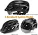 ROCKBROS Bicycle Helmet Youth And Adult Bicycle Helmet Safety Helmet Magnetic Face Shield_desvips.com