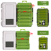 SAMOLLA Fishing Tackle Box Portable Lure Bait Storage Case Fishing Gear Organizer_desvips.com