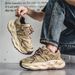 new caged 2 spiridon cage 2nd generation desert yellow joint running dad shoes_desvips.com