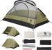 Qunature Camping Tent For 2 People Backpack Tent Waterproof Tent With X-structure_desvips.com