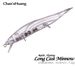 Chan’sHuang 20PCS Unpainted Blank Lures 10.5cm 7.2g Floating Long Cast Minnow DIY Handmade Artificial Fishing Bait_desvips.com