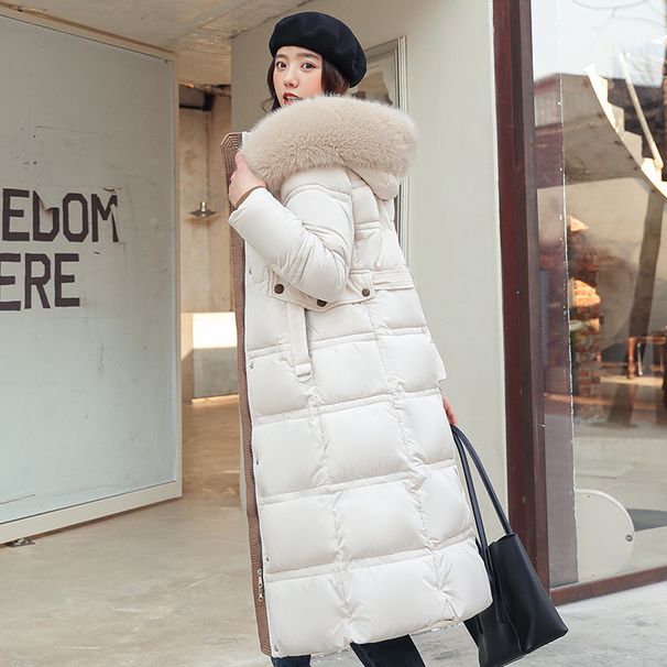 women's clothing long puffer coat – oversized winter jacket with hood, w & stylish_desvips.com