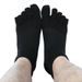 6 Pairs Solid Color Bamboo Fiber 5 Finger Unisex Mh Breathable Comfortable Deodorant Protect Ankle Short Socks With_desvips.com