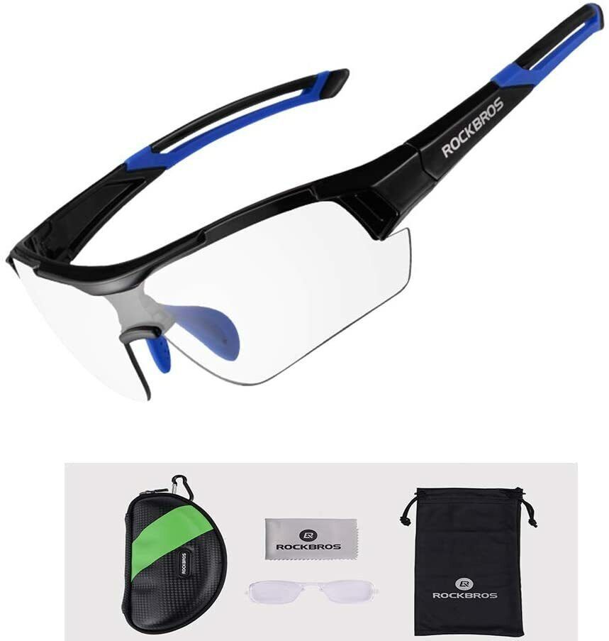 ROCKBROS Bicycle Sunglasses, Photochromic Glasses with UV - 400 Protection, Sports Glasses_desvips.com
