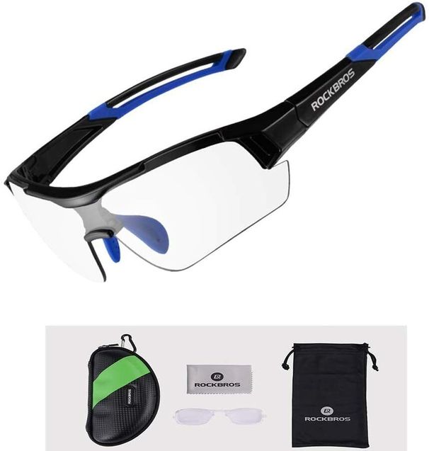 ROCKBROS Bicycle Sunglasses, Photochromic Glasses with UV - 400 Protection, Sports Glasses_desvips.com