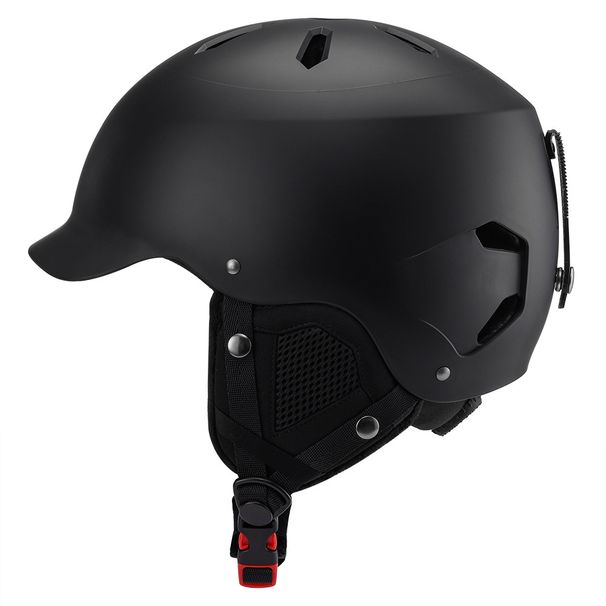 New Integrated With Small Brim For Outdoor Sports, Warm Ski Helmet, Adult Snow Helmet_desvips.com