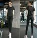 Spring Autumn Yoga Fitness Set For Women Quick-Dry Slim Running 2-Piece Outfit_desvips.com