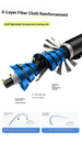 Carbon 2.1/2.4m Sea Rod Sea Fishing Rod Casting Rod 10 Axle 5000 Type Fishing Boat Set_desvips.com
