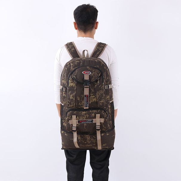 Travel Hiking Backpack L Outdoor Canvas Heightening For Women_desvips.com
