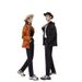 001 Boiling Gold Six-Proof Hiking Unisex Fleece-Lined Thickened Windproof Casual Couple Cold-Proof Thermal Pants Black_desvips.com