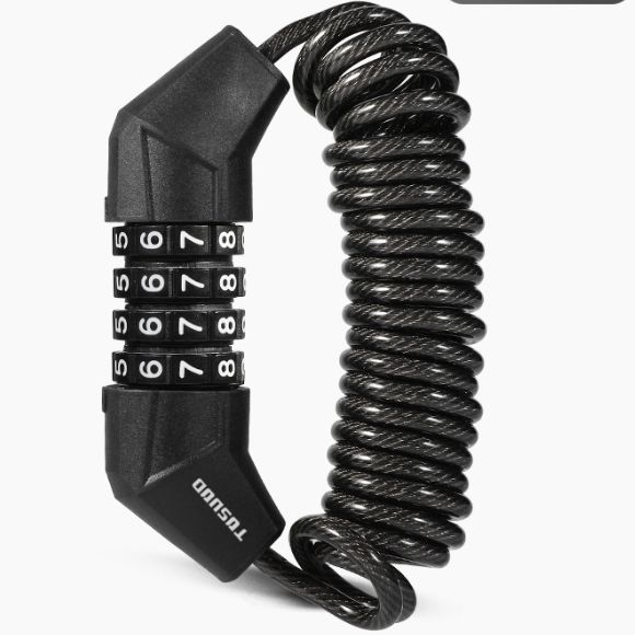 Sports & Entertainment steel cable fixed wire lock hook password lock electric battery car full helmet anti theft artifact lock_desvips.com