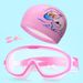 Children's Swimming Goggles Anti Fog Anti Ultraviolet Money Goggles Underwater High Definition Swimming Equipment 5031 Set_desvips.com