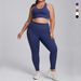 European And American Style Plus Size Yoga Outfit Set For Women, High-end Tight-fitting Sportswear Two-piece Set With Pockets_desvips.com