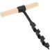 Auger Drill With Wooden Handle Portable Professional Survival Tool Gear For Backpacking Woodworking Bushcraft Camping_desvips.com