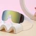 Children's Windproof Sports Sunglasses, Boys' And Girls' Outdoor Ski Goggles, Large Frame, Anti-glare, Anti-UV_desvips.com