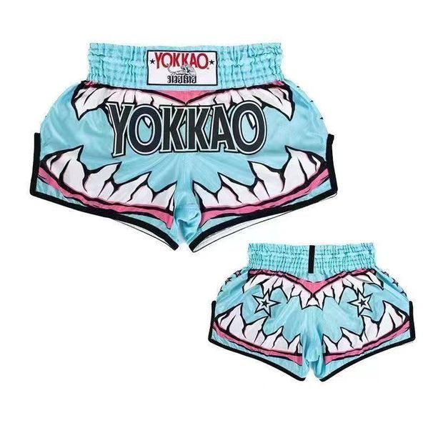 2026 High Quality Thai Boxing Shorts Training Fighting Sanda Fighting Sports Fitness Printed Quick Drying Shorts_desvips.com