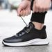 Summer Hollow Sports Breathable Men's Mesh Casual Soft Sole Comfortable Versatile Running Shoes_desvips.com