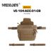 Tactical Chest Rig & Drop Leg Pouch – Large MOLLE-Compatible Utility Pack For Airsoft, Survival & Outdoor Gear_desvips.com