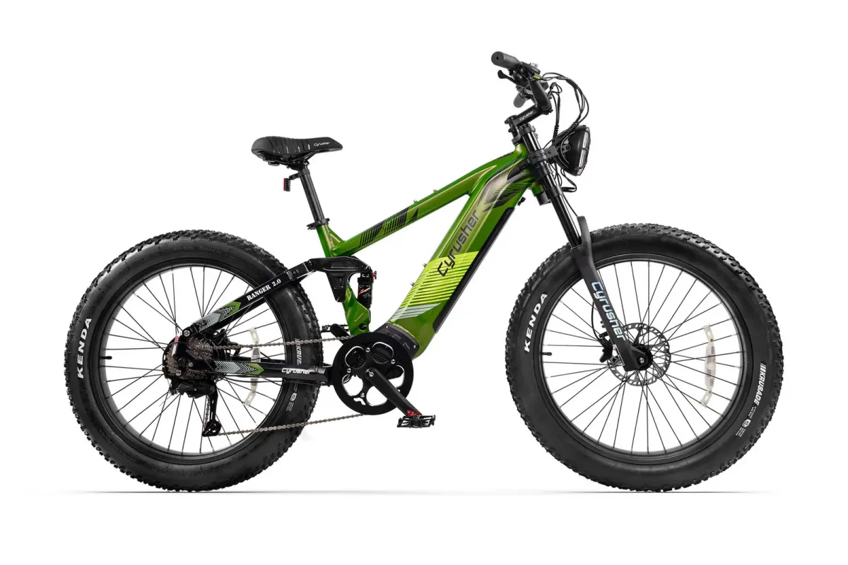 Cyrusher Ranger 2.0 Electric Bike For Adults 26inch-tire 250W Motor 52V 20Ah Battery 9-Speed_desvips.com
