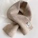 Alpaca Wool Short Lazy Style Solid Color Autumn Winter Warm Cross Scarf Unisex Soft Skin-Friendly High-End_desvips.com